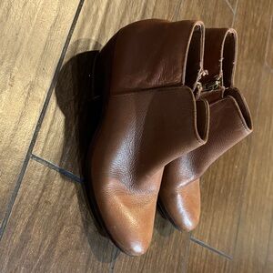 Sam Edelman Women's Brown Leather Ankle Boots